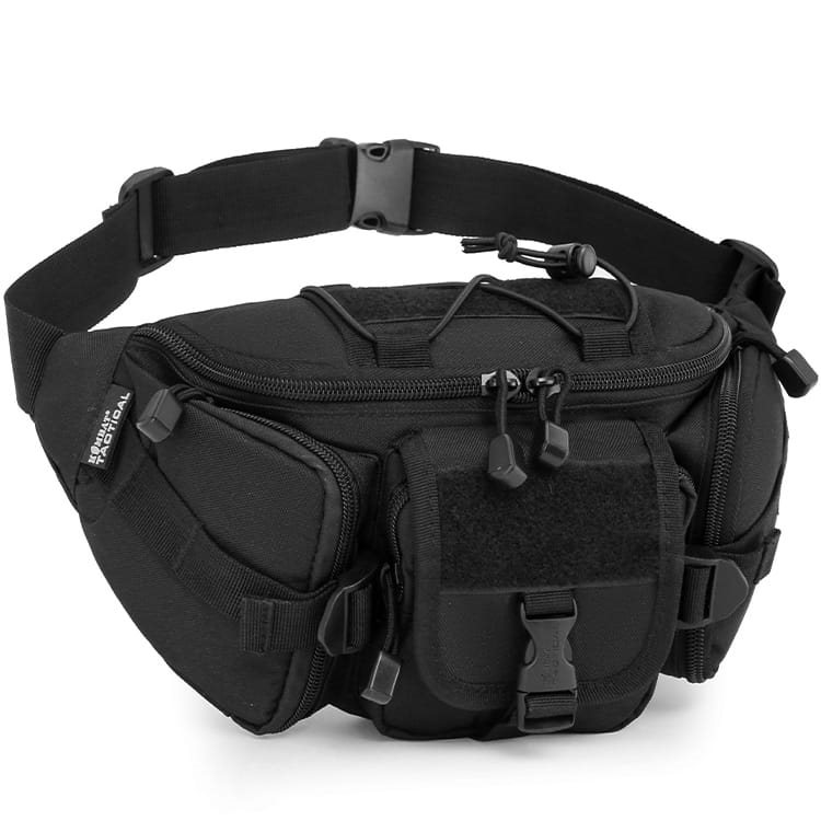 KOMBAT Ledvinka taktická velcro ČERNÁ Barva: Černá