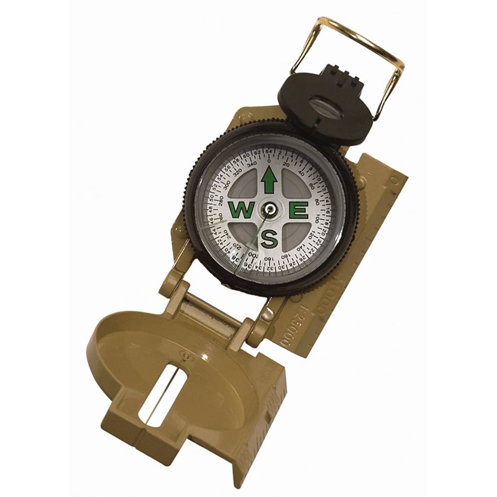 ROTHCO Kompas TACTICAL MARCHING kovové tělo PÍSKOVÝ Barva: KHAKI