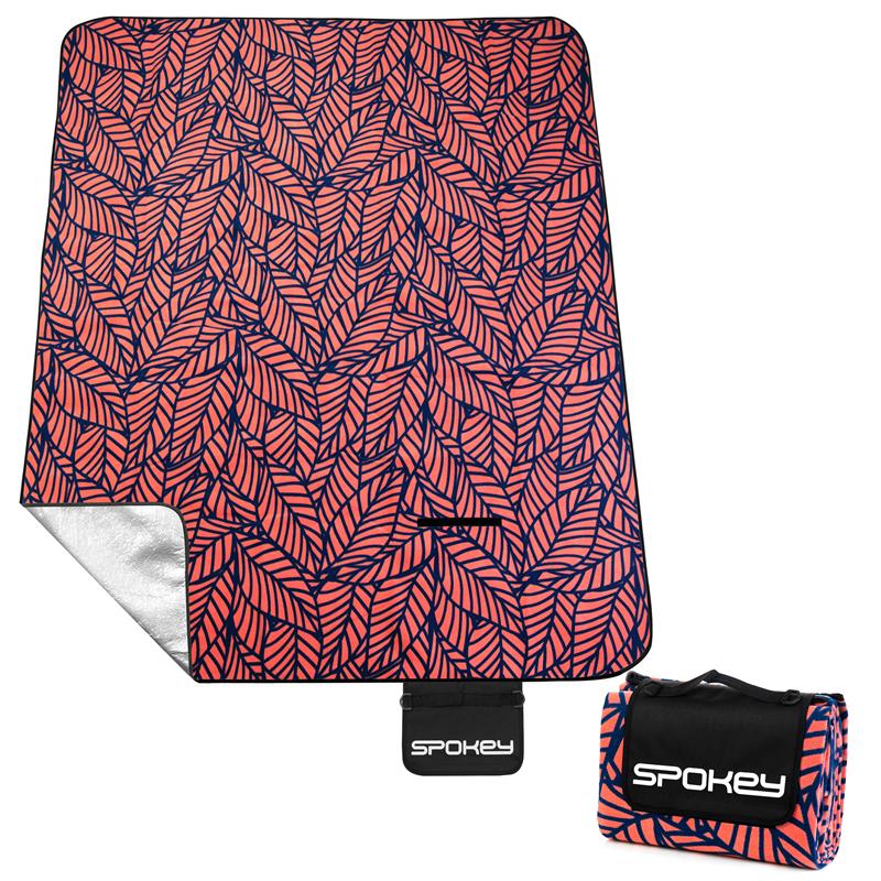 Spokey PICNIC LEAF Pikniková deka s popruhem, 180 x 210 cm