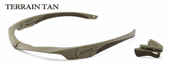 Eye Safety Systems Náhradní obroučky ESS Crossbow Tri-Tech Fit Frame terrain tan