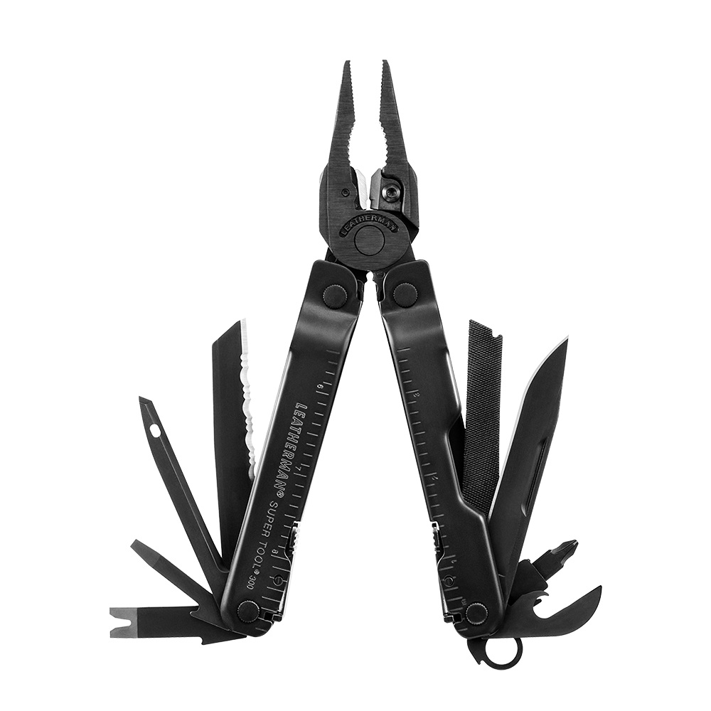 Leatherman Kleště multifunkční skládací SUPER TOOL 300M ČERNÉ Barva: Černá