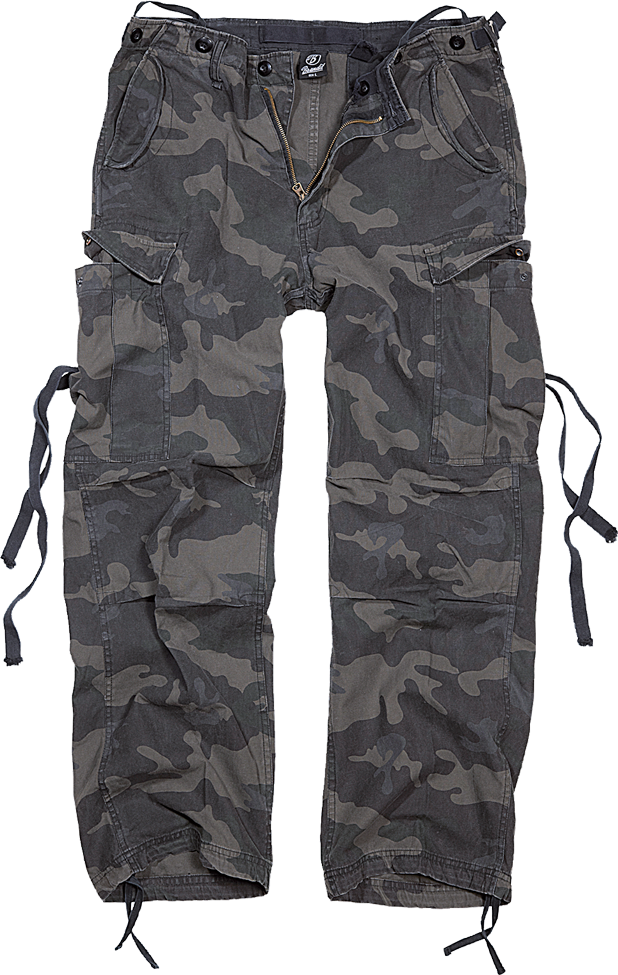 M65 Vintage kalhoty Brandit tmavá kamufláž Barva: darkcamo, Velikost: XXL