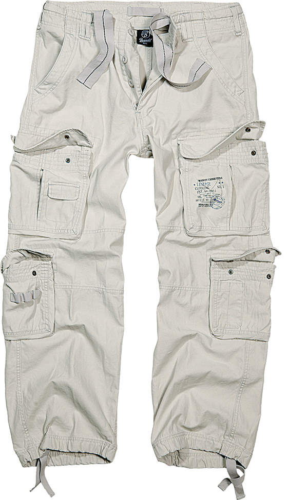 Pure Vintage kalhoty Brandit bílé Barva: old white, Velikost: L