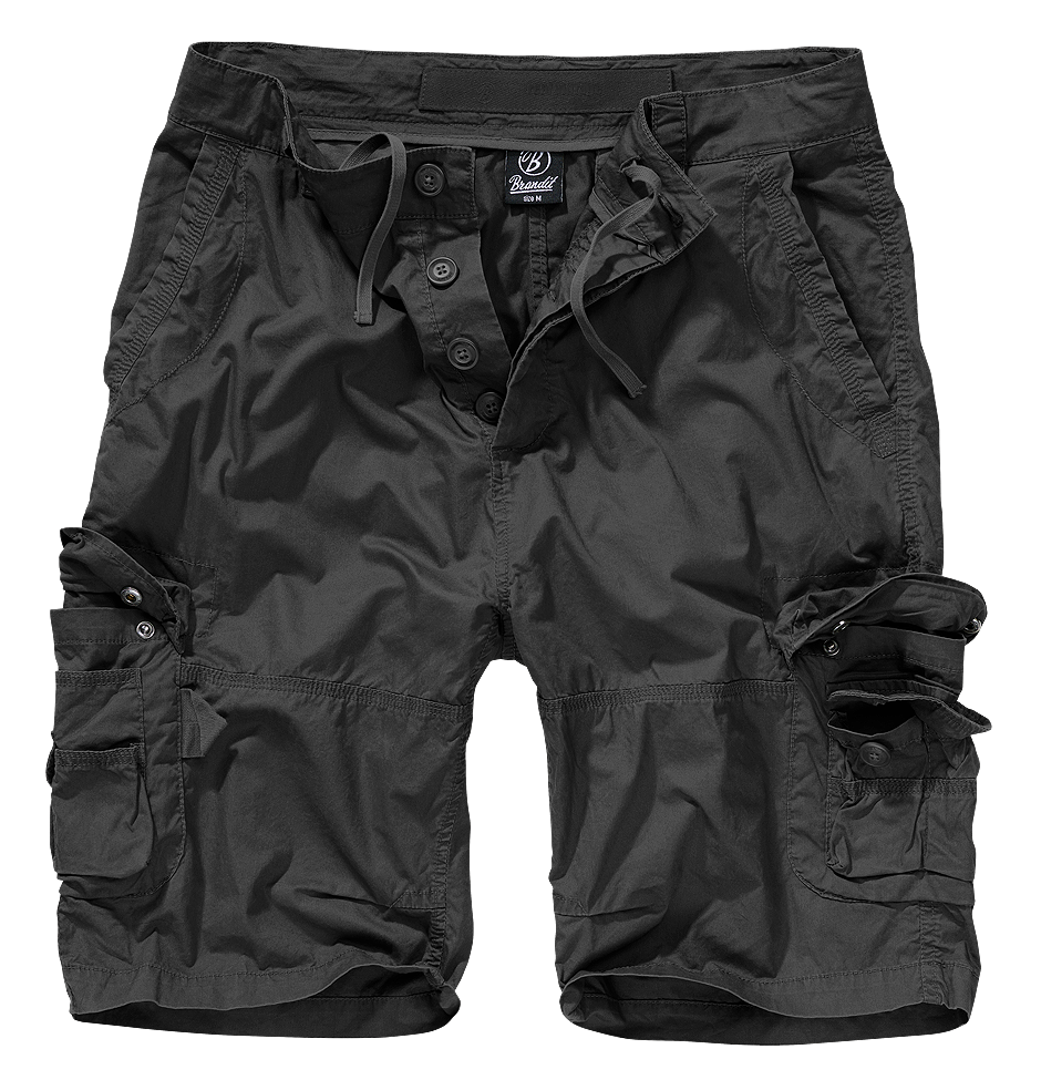 Kraťasy Brandit Ty Shorts černé Barva: BLACK, Velikost: S