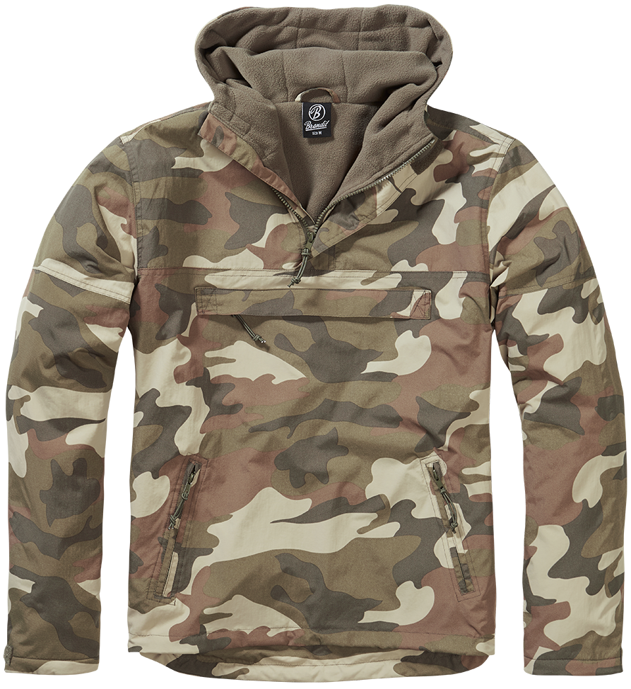 Bunda Brandit Windbreaker light woodland Barva: light woodland, Velikost: S