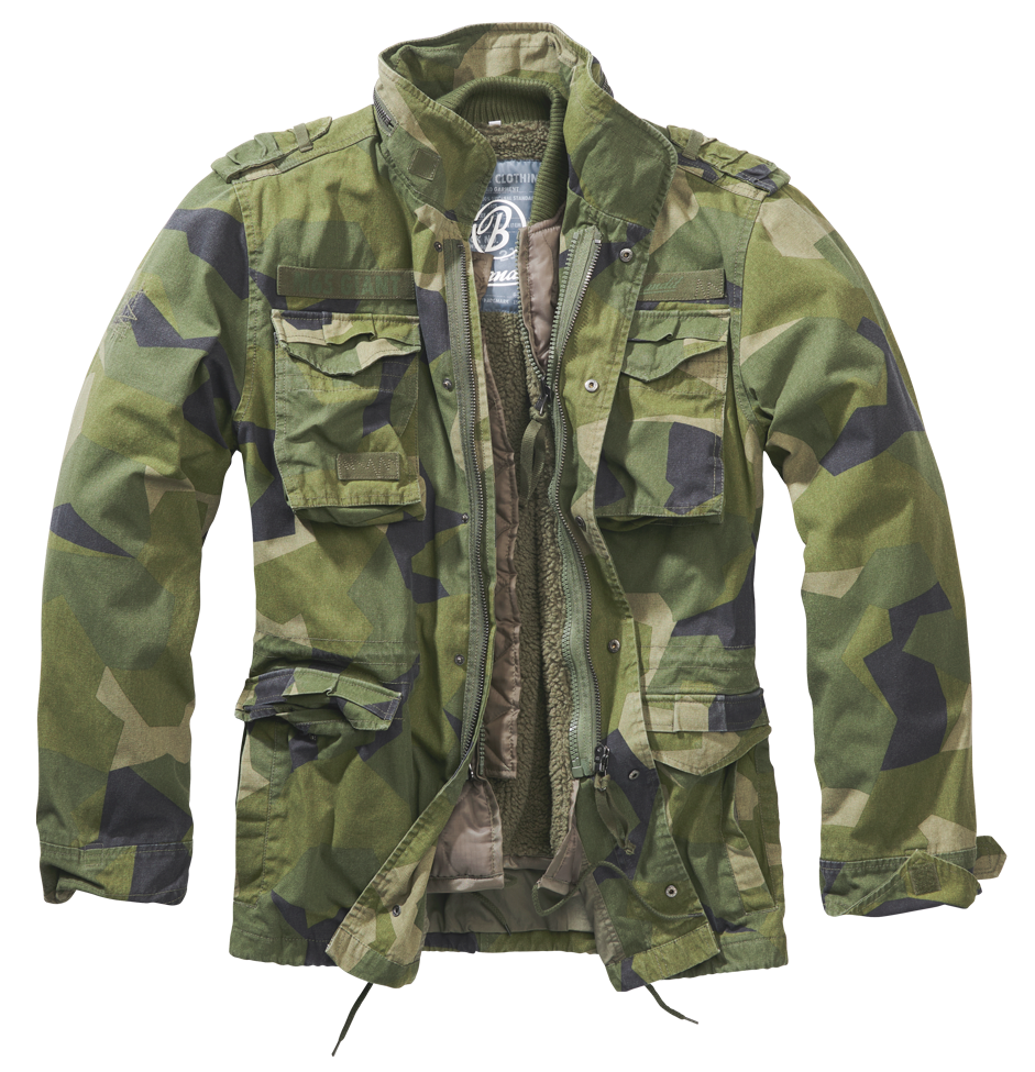 Bunda Brandit M65 Giant švédská kamufláž M90 Barva: swedisch camo M90, Velikost: 3XL