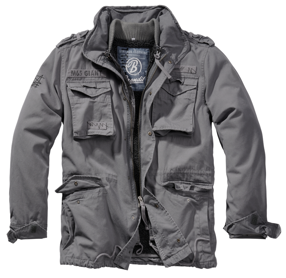 Bunda Brandit M65 Giant šedá Barva: charcoal grey, Velikost: 3XL