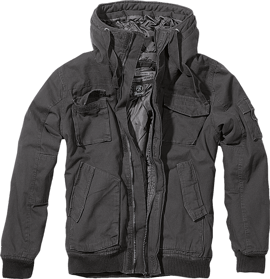 Bunda Brandit Bronx Jacket černá Barva: BLACK, Velikost: L