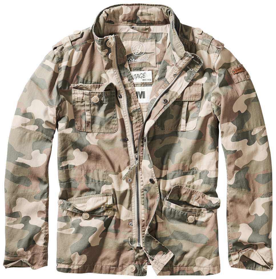 Bunda Brandit Britannia Jacket light woodland Barva: light woodland, Velikost: 3XL