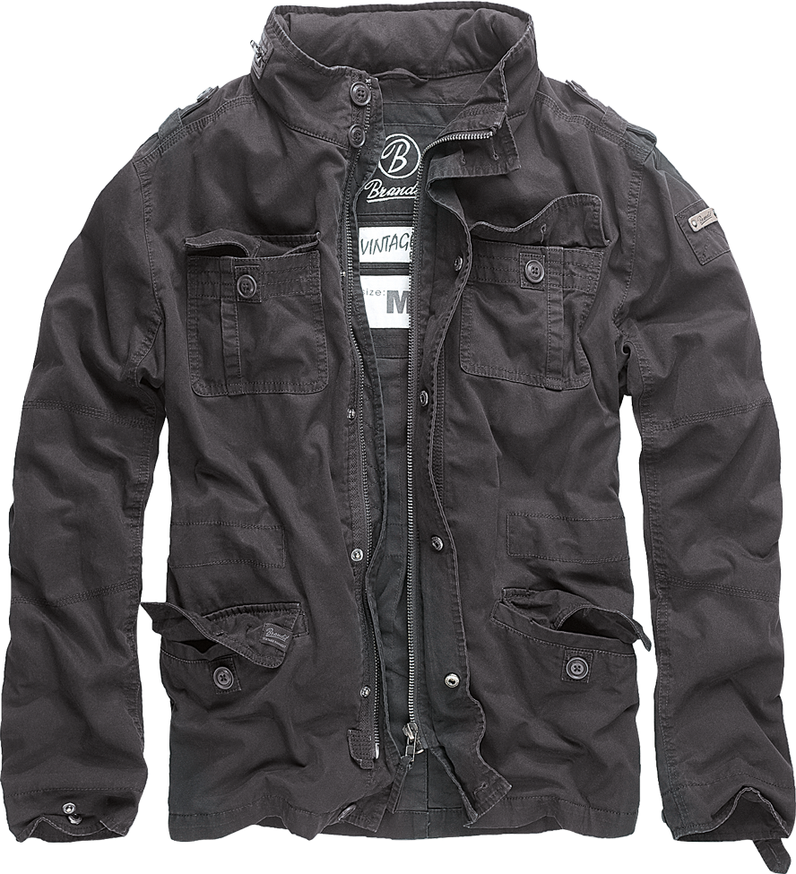 Bunda Brandit Britannia Jacket černá Barva: BLACK, Velikost: 3XL