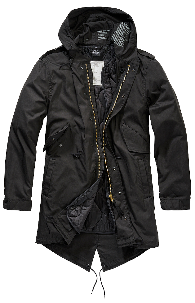 M51 US Parka Brandit černá Barva: BLACK, Velikost: L