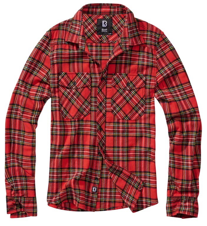 Košile dl. rukáv Brandit Check Shirt tartan Barva: tartan, Velikost: S