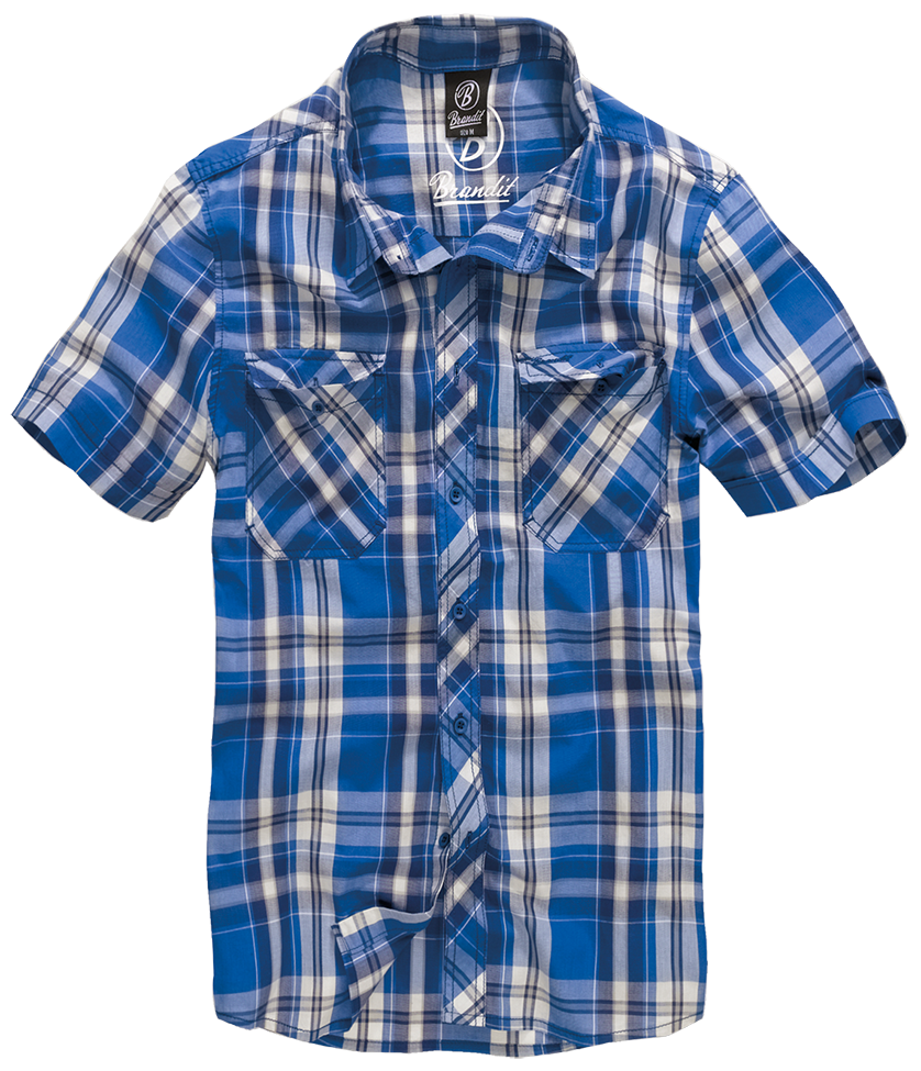 Košile kr. rukáv Brandit Roadstar Shirt modrá Barva: blue, Velikost: S