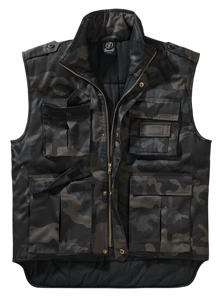 Ranger vesta Brandit tmavá kamufláž Barva: darkcamo, Velikost: S