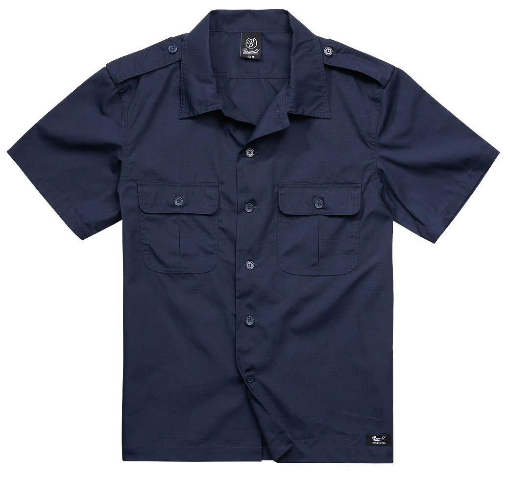 Košile kr. rukáv Brandit US Shirt Ripstop modrá Barva: NAVY, Velikost: 7XL