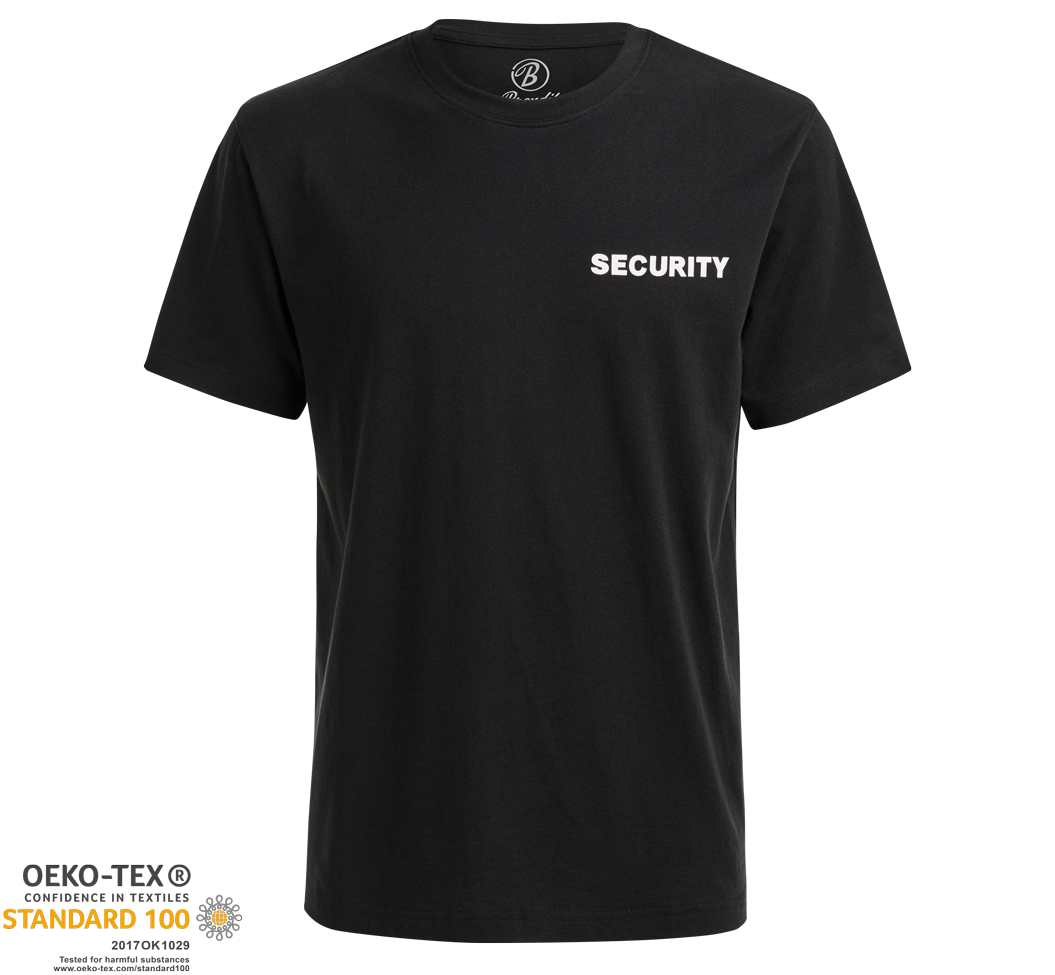 Security triko Brandit černé Barva: BLACK, Velikost: S