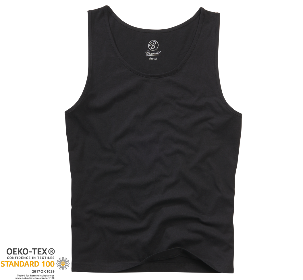 Tílko Brandit Tank Top černé Barva: BLACK, Velikost: 4XL