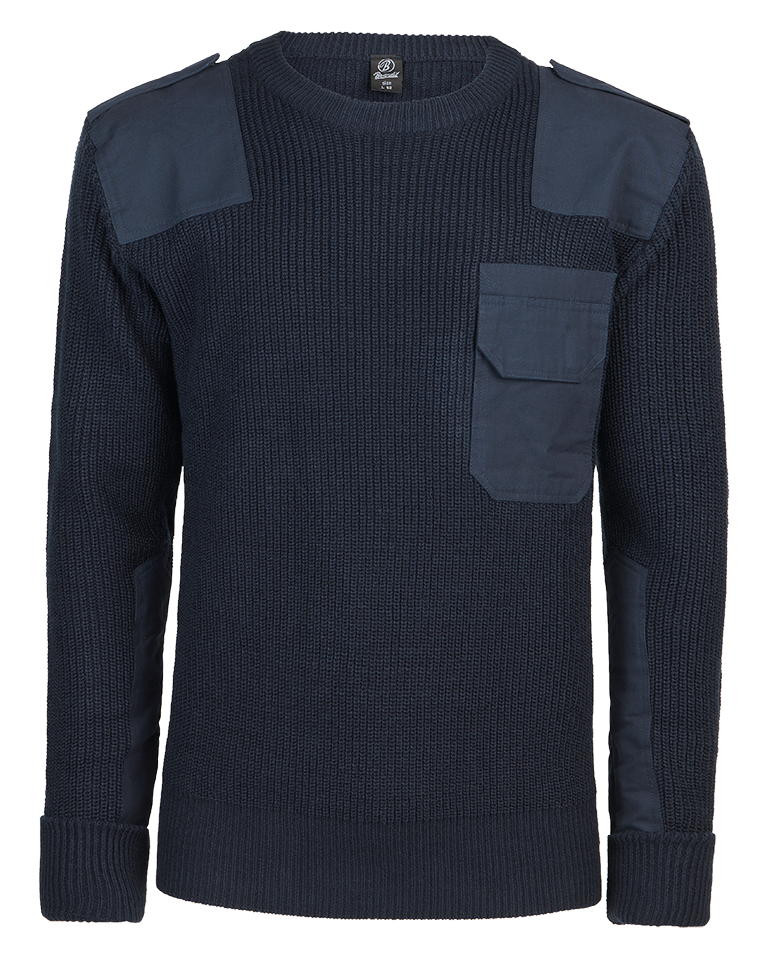 Svetr Brandit BW Pullover modrý Barva: NAVY, Velikost: L / 52