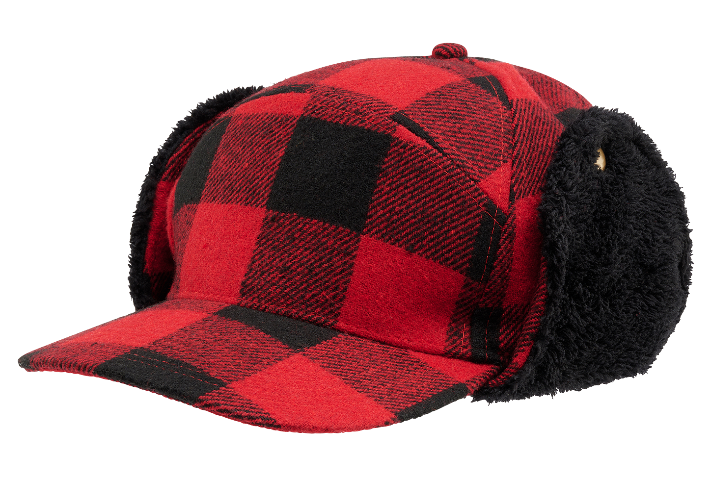 Lumberjack zimní čepice Brandit červená/černá Barva: red/black, Velikost: OS