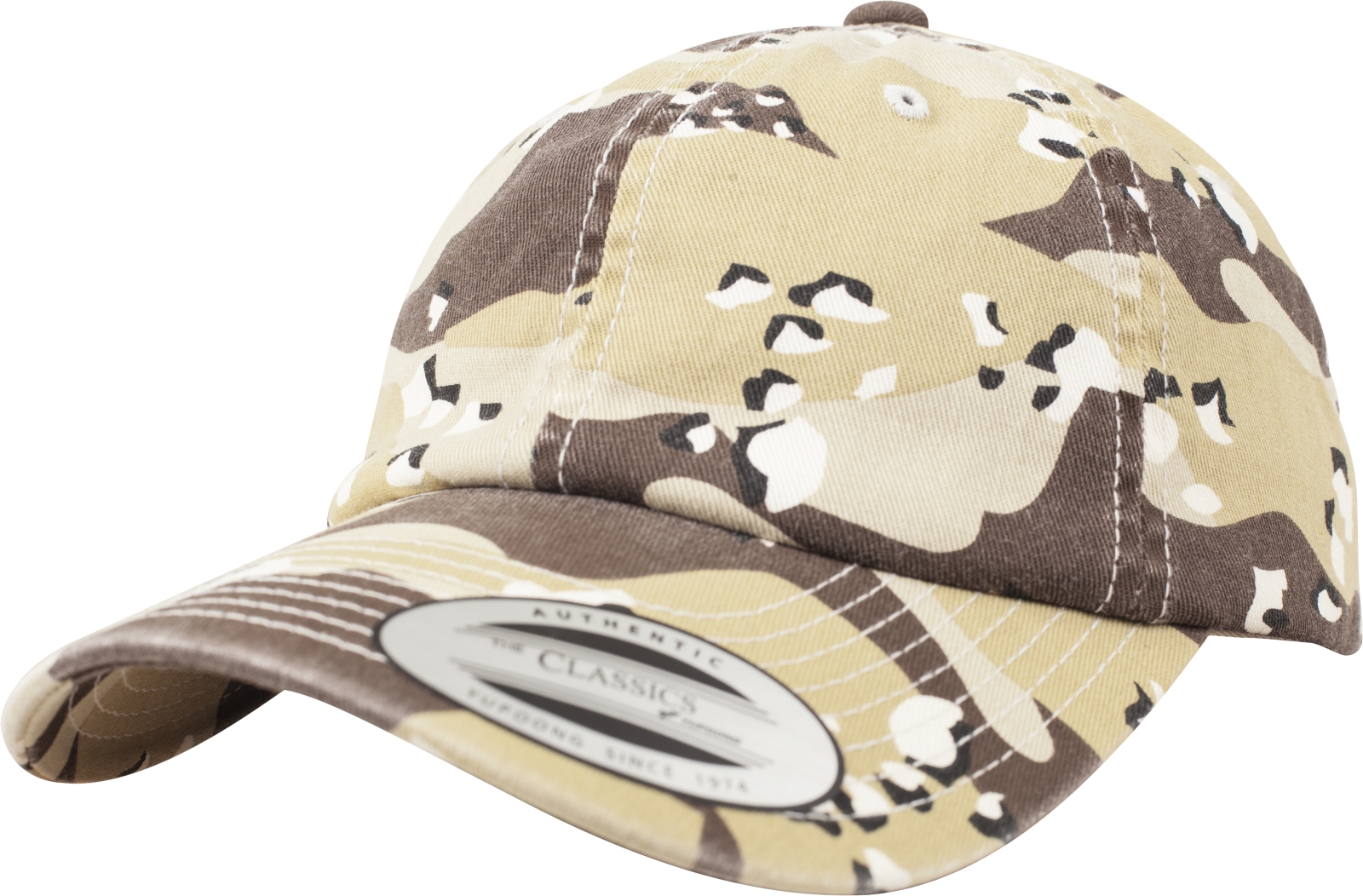 Low Profile Camo Washed kšiltovka Brandit 6-color desert Barva: 6-color desert, Velikost: OS