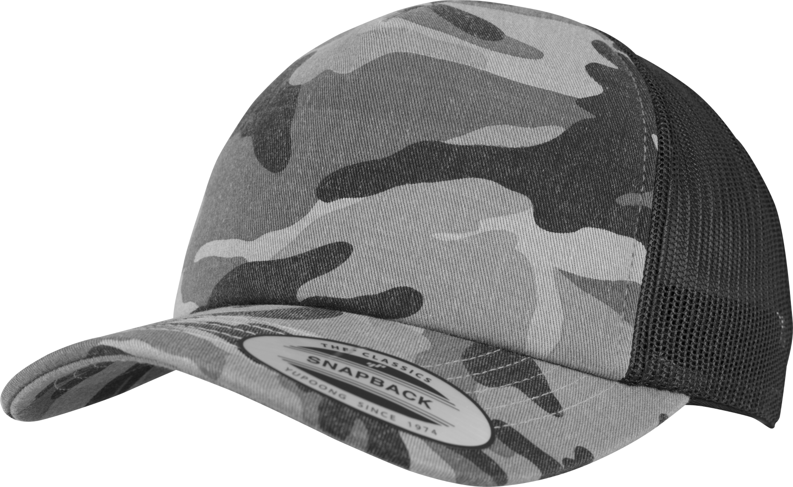 Camo Trucker kšiltovka Brandit tmavá kamufláž-černá Barva: darkcamo-black, Velikost: OS