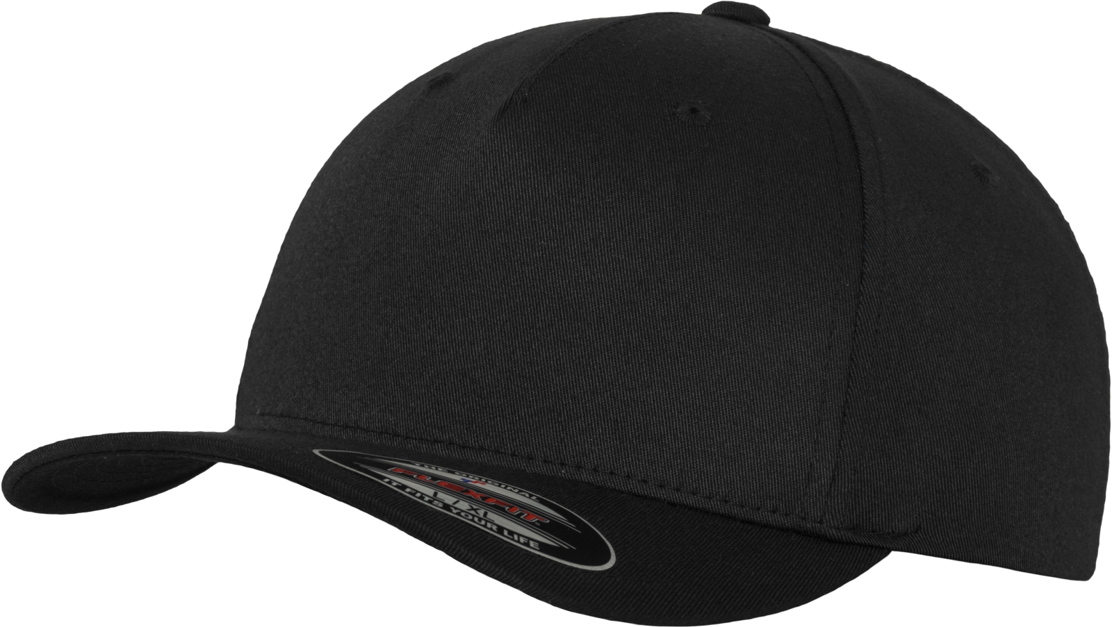 Flexfit 5 Panel kšiltovka Brandit černá Barva: BLACK, Velikost: L/XL