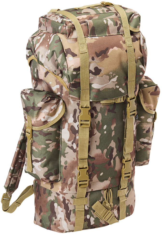 Nylonový batoh Brandit taktická kamufláž Barva: tactical camo, Velikost: OS