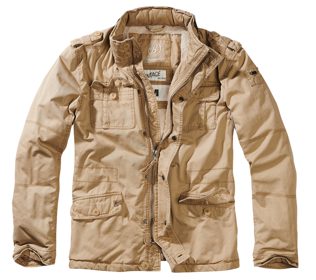 Bunda zimní Brandit Britannia Winter Jacket písková Barva: camel, Velikost: 3XL