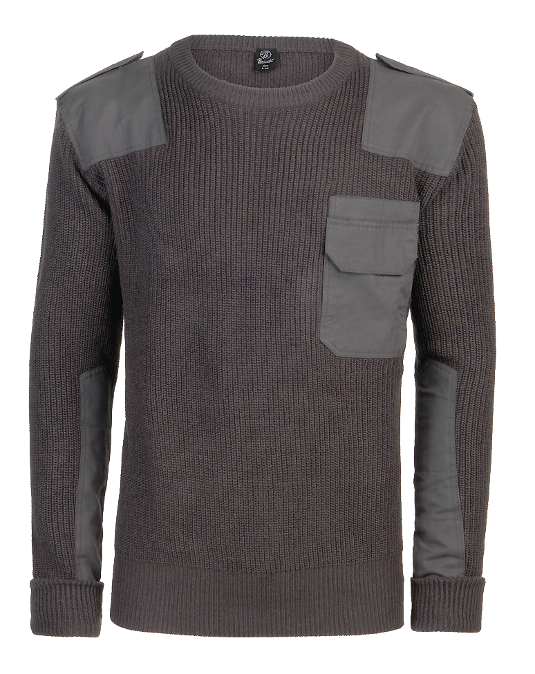 Svetr Brandit BW Pullover anthracite Barva: anthracite, Velikost: S / 46-48