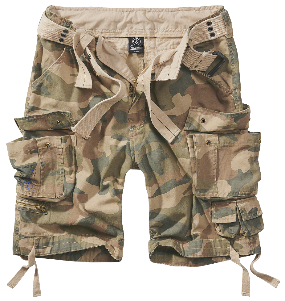 Kraťasy Brandit Savage Vintage light woodland Barva: light woodland, Velikost: S