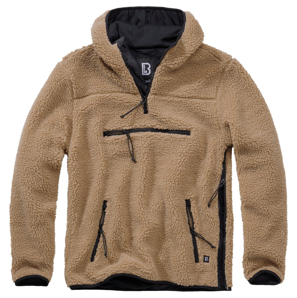 Teddyfleece Worker Pullover Brandit písková Barva: olive, Velikost: S