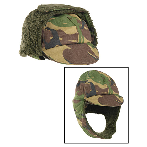 Armáda Holandská Čepice zimní HOLANDSKÁ s kšiltem DPM použitá Barva: DPM - holandské maskování