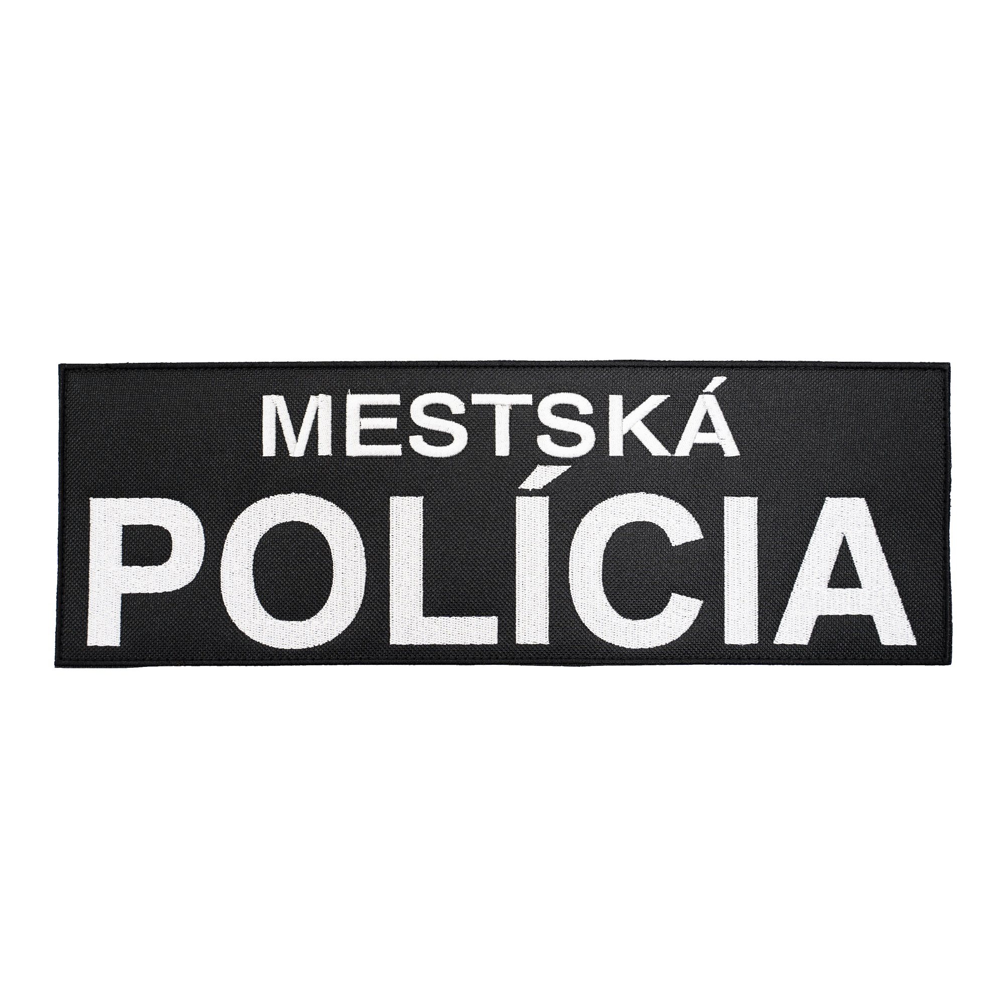 NAVYS ášivka MESTSKÁ POLÍCIA velká velcro ČERNÁ Barva: Černá