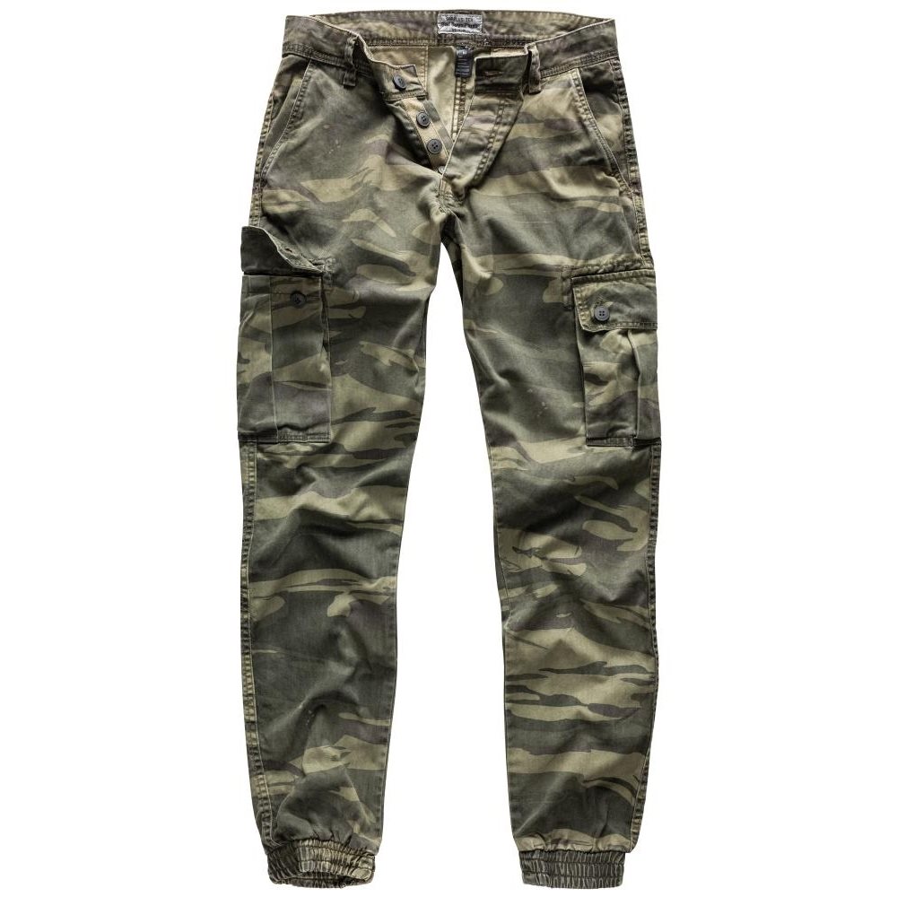 SURPLUS Kalhoty BAD BOYS GREEN CAMO Barva: TEMP, Velikost: XXL