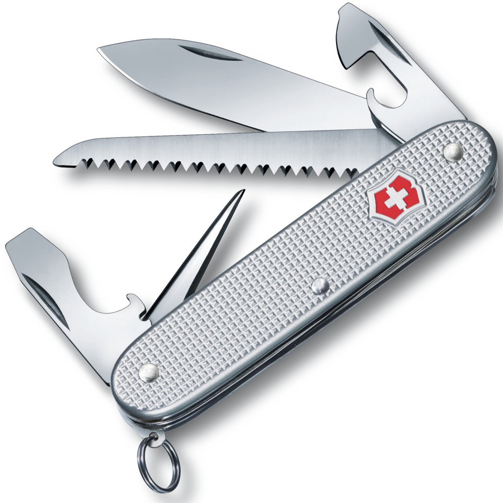 Victorinox ůž kapesní FARMER 91mm ALOXSILVER Barva: STŘÍBRNÁ