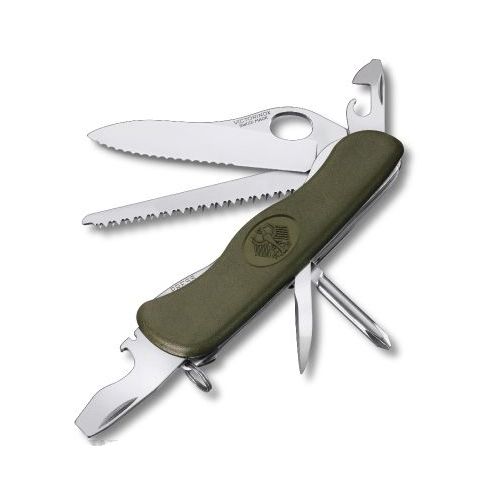 Victorinox ůž kapesní BUNDESWEHR 111mm ZELENÝ Barva: Zelená