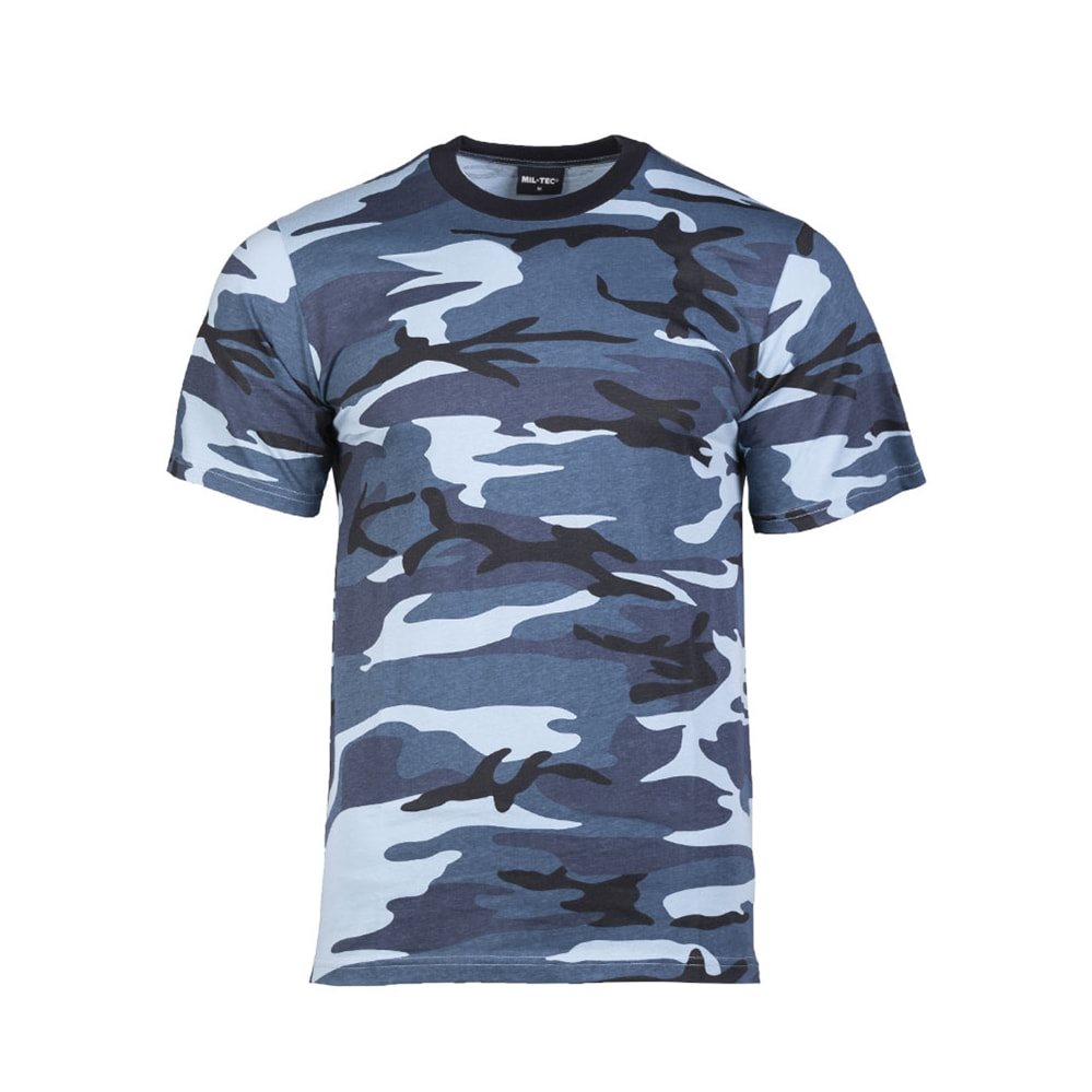 MIL-TEC® riko krátký rukáv SKY BLUE CAMO Barva: URBAN CAMO BLUE, Velikost: 3XL