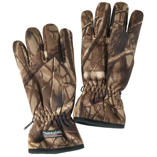 MIL-TEC® Rukavice HUNTER prstové WILDTREE CAMO Barva: WILDTREE - lovecké mask., Velikost: S