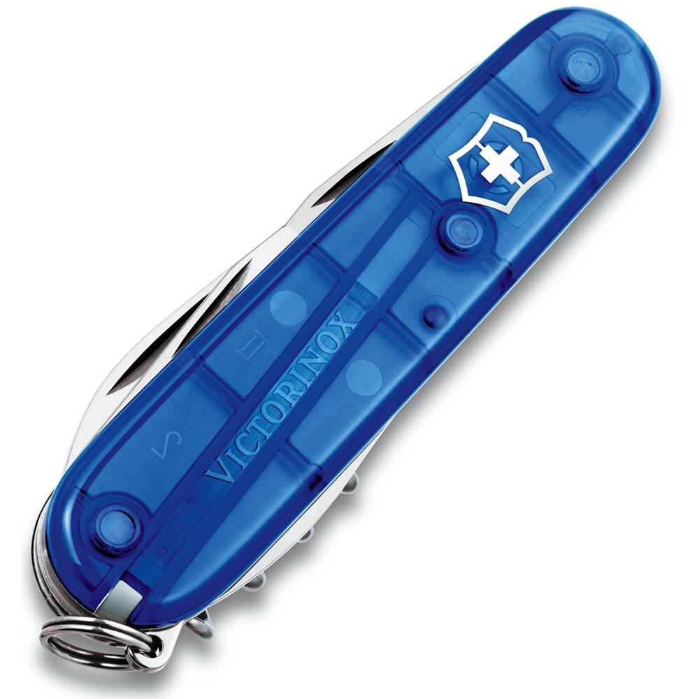 Victorinox ůž kapesní SPARTAN 91mm MODRÝ transparentní Barva: Modrá