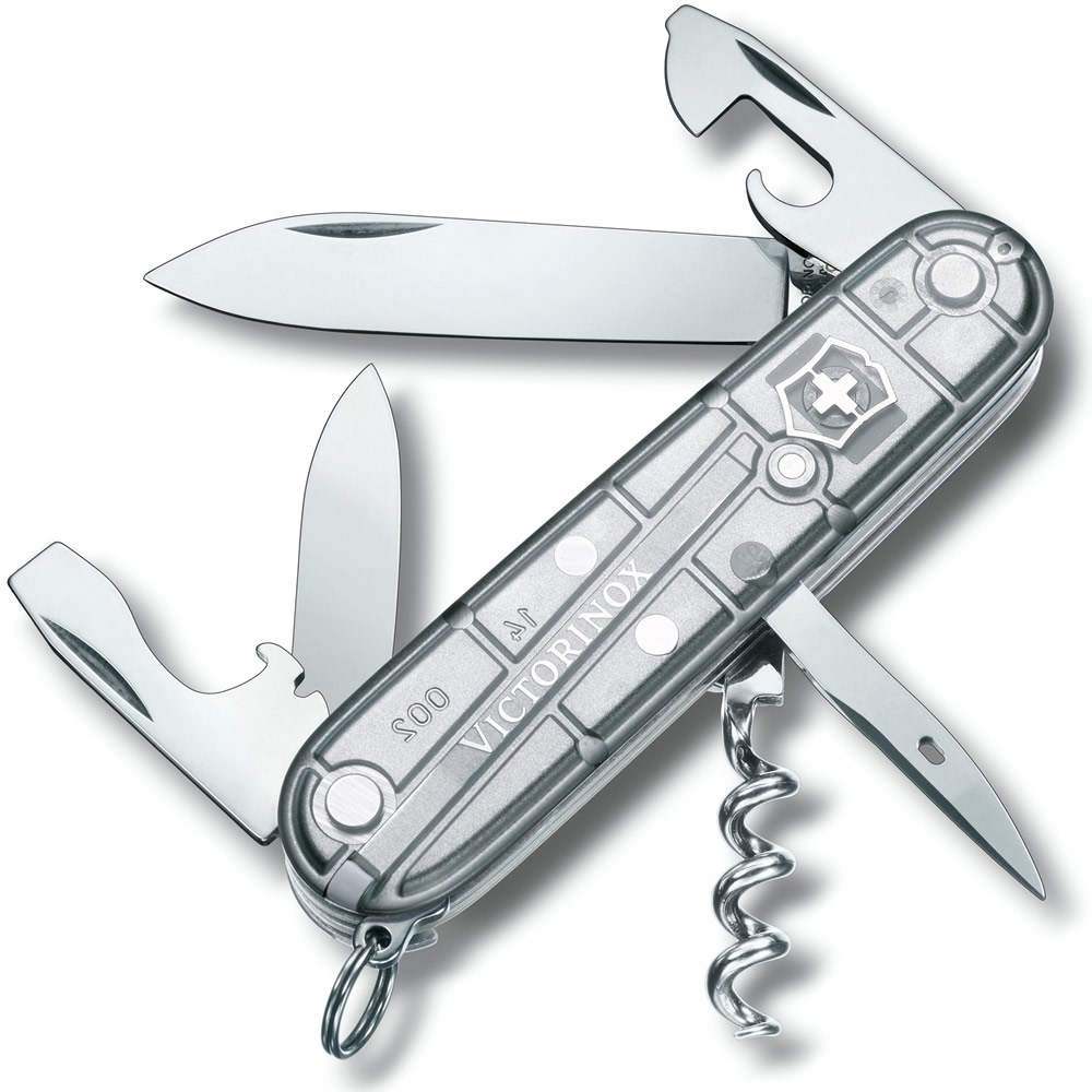 Victorinox ůž kapesní SPARTAN 91mm STŘÍBRNÝ transparentní Barva: STŘÍBRNÁ