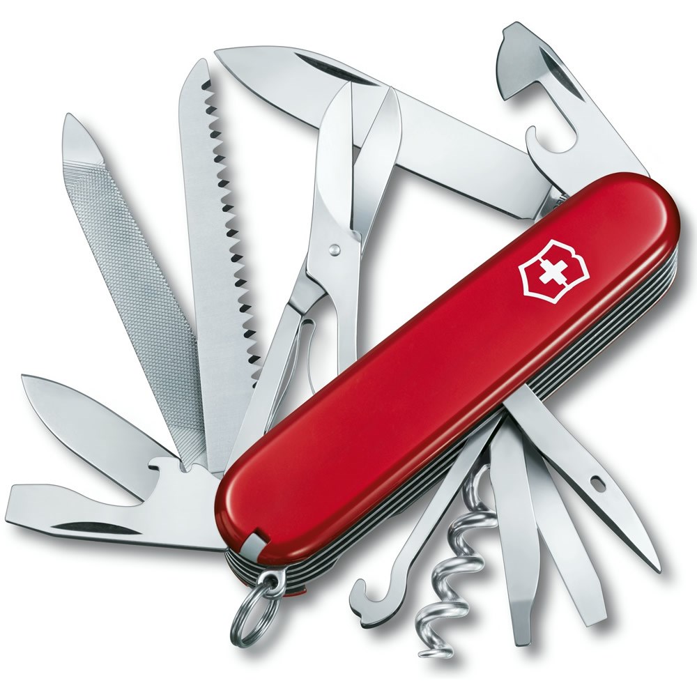 Victorinox ůž kapesní RANGER 91mm ČERVENÝ Barva: Červená