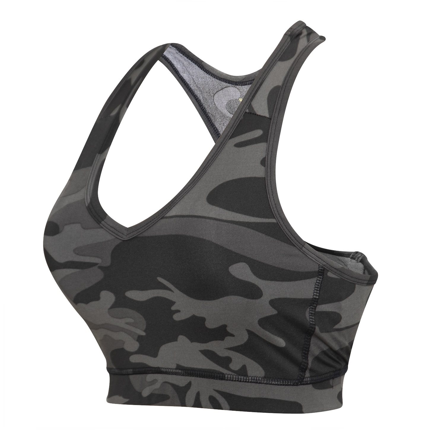 ROTHCO Podprsenka WORKOUT sportovní BLACK CAMO Barva: BLACK CAMO, Velikost: L