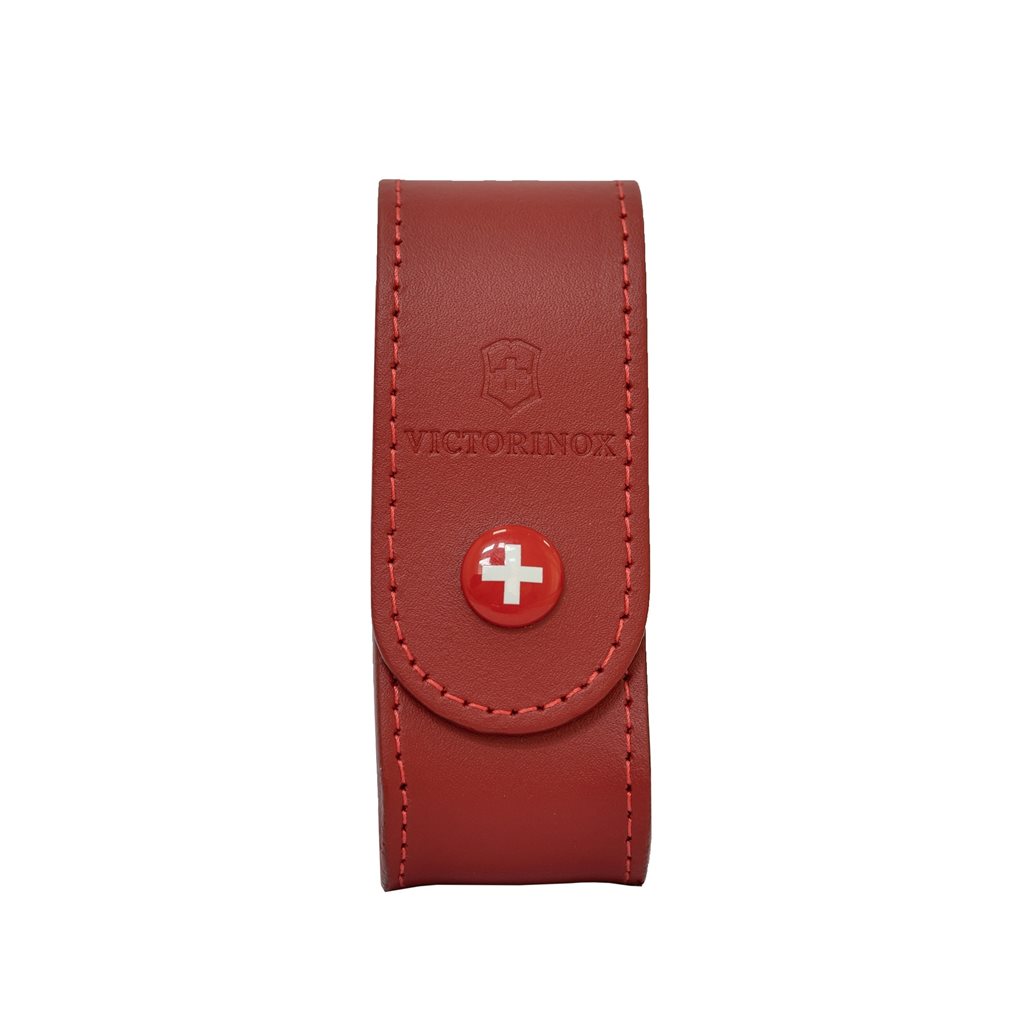 Victorinox Pouzdro kožené na nůž 91mm 2-4 ČERVENÉ Barva: Červená