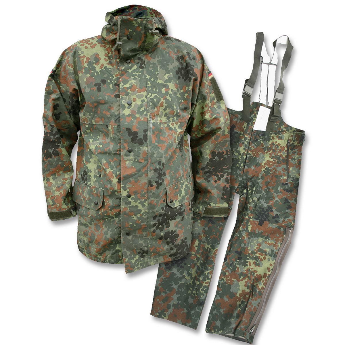 Bundeswehr Komplet BW nepromokavý FLECKTARN Barva: FLECKTARN - německé maskovaní, Velikost: 1