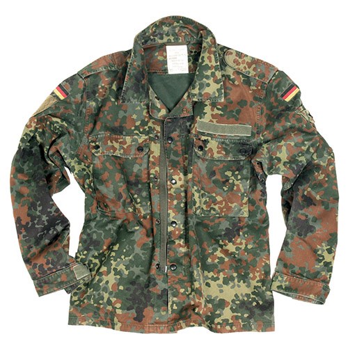 Bundeswehr lůza BW polní FLECKTARN použitá Barva: FLECKTARN - německé maskovaní, Velikost: 14