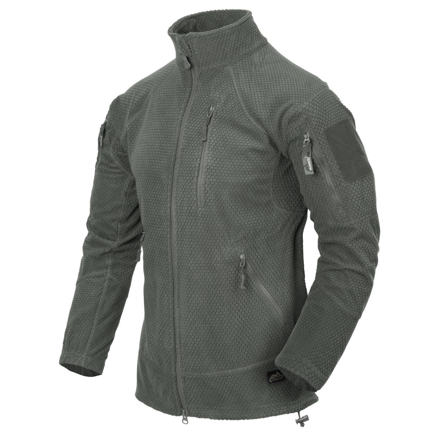 Helikon-Tex® Mikina funkční fleece ALPHA TACTICAL FOLIAGE Barva: FOLIAGE, Velikost: 3XL