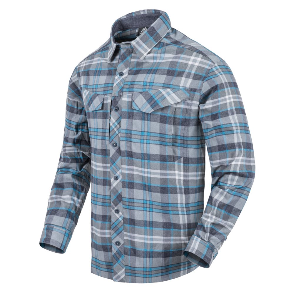 Helikon-Tex® Košile DEFENDER Mk2 PILGRIM kostkovaná MODRÁ Barva: Modrá, Velikost: 3XL