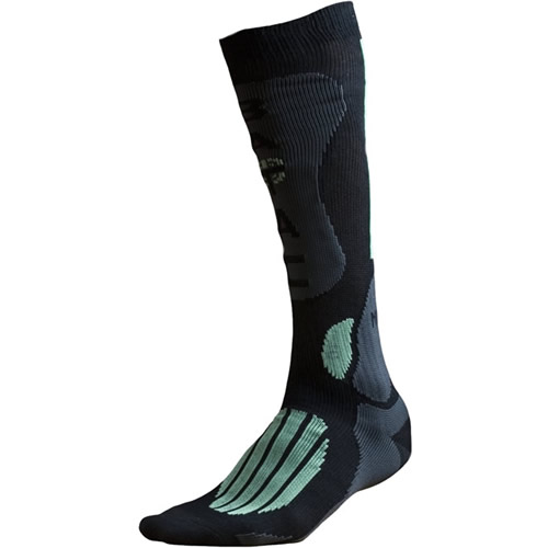 Ponožky BATAC Mission - podkolenka ČERNO/ZELENÉ Barva: TEMP, Velikost: 34-35