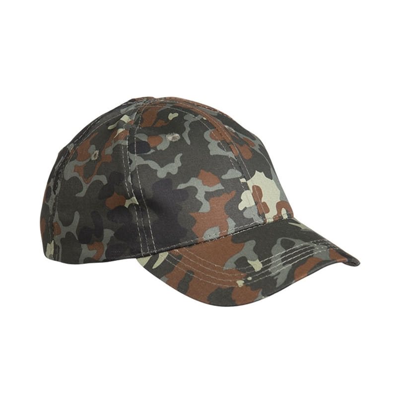 MIL-TEC® Čepice dětská baseball s kšiltem FLECKTARN Barva: FLECKTARN - německé maskovaní