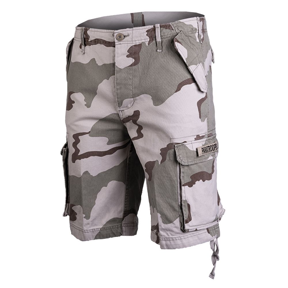 MIL-TEC® Kraťasy PARATROOPER předeprané 3-COL DESERT Barva: 3-COL DESERT, Velikost: S
